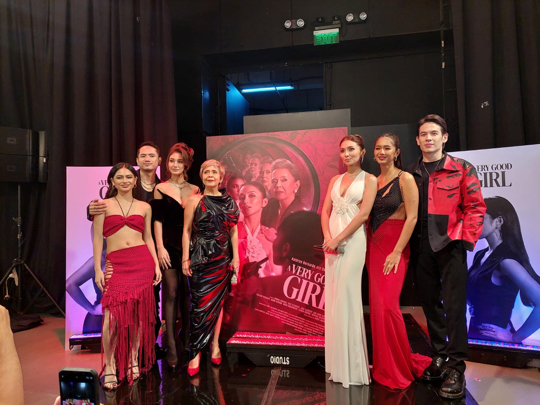 ‘A Very Good Girl’ cast gets runway-ready to preview revenge film’s grand thrills